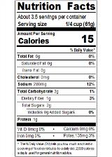 REDHA08_RedGold_TomatoSauce_8oz_Nutrition