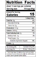 REDHA29_RedGold_TomatoSauce_29oz_Nutrition