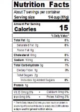 REDHB15_RedGold_TomatoSauceNoSaltAdded_15oz_Nutrition