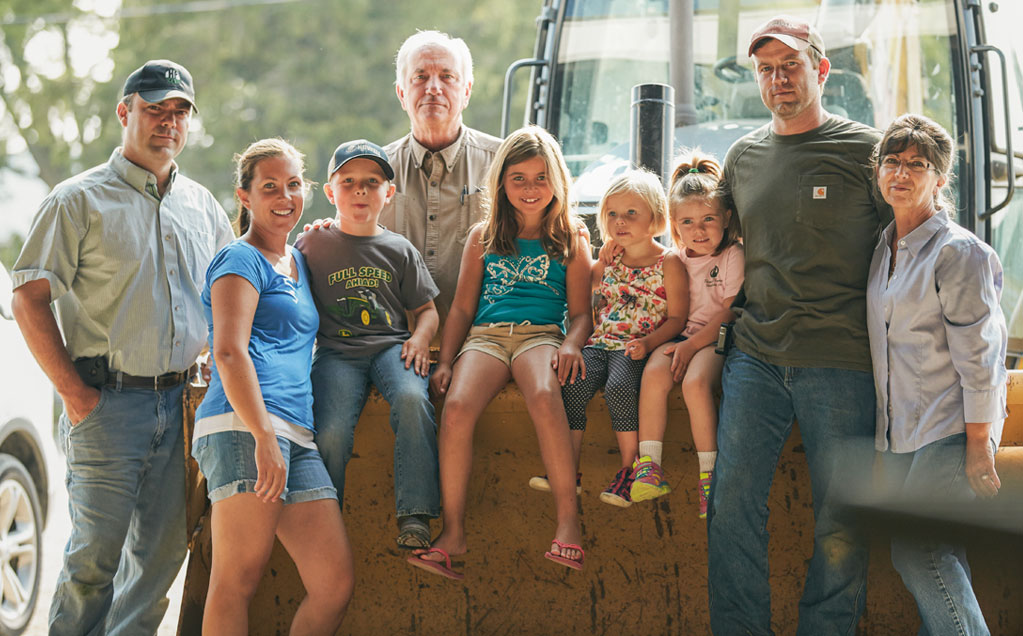 Image of Howell Family Farms growers for Red Gold Tomatoes from Middletown Indiana