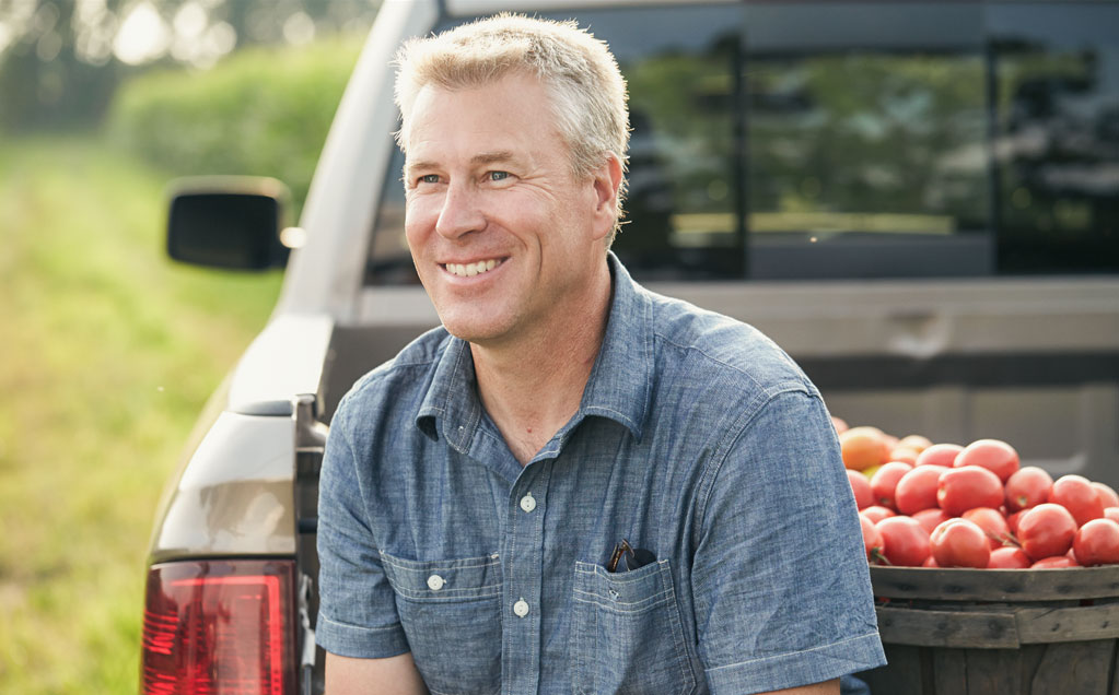 Red Gold tomato growers from Rolling Prairie Indiana Jim Paarlberg