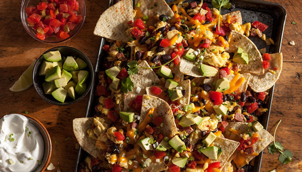 Breakfast Nachos Bar