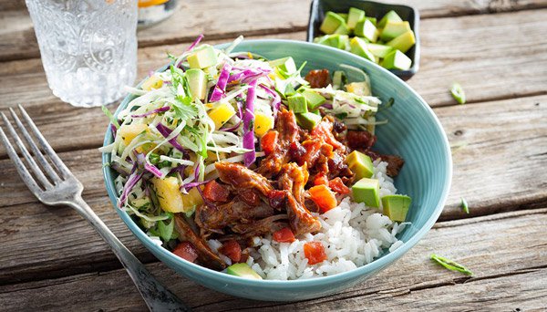 Carribbean Pork Bowls