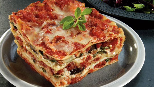 Eggplant Florentine Lasagna