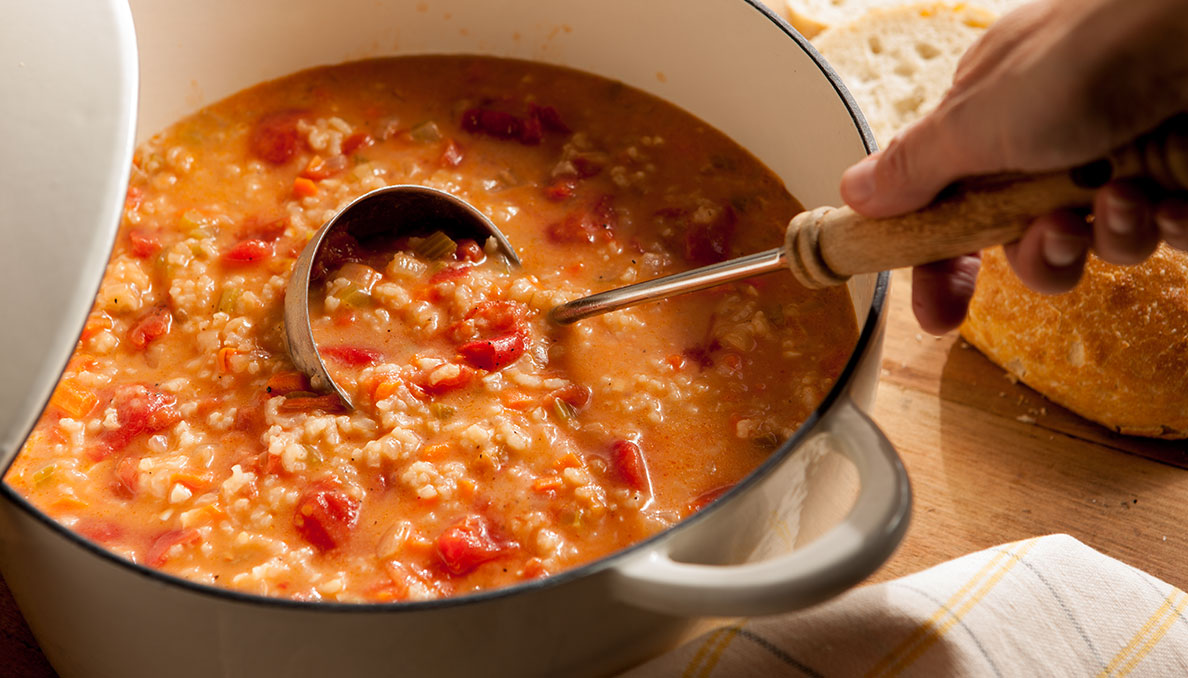 Tomato Chicken Rice Soup Recipe: How to Make It