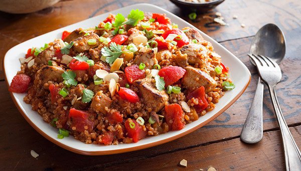 Quinoa Chicken Curry Bowl