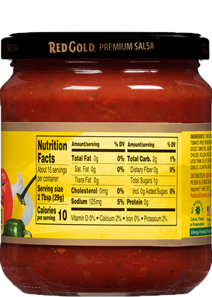 Mild Salsa 15.5 oz | Mild and Flavorful Tex-Mex Delight | Red Gold