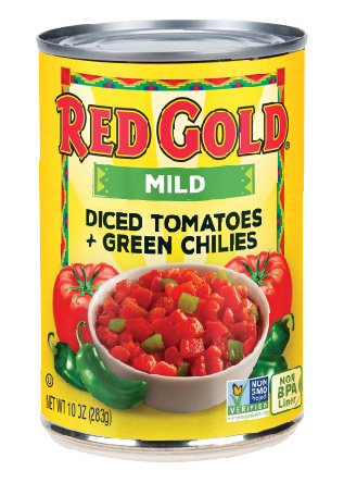 Image of Mild Diced Tomatoes + Green Chilies 10 oz