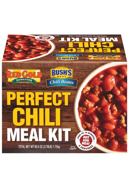 Image of Perfect Chili Meal Kit - Chili Ready Tomatoes & Bush's Beans