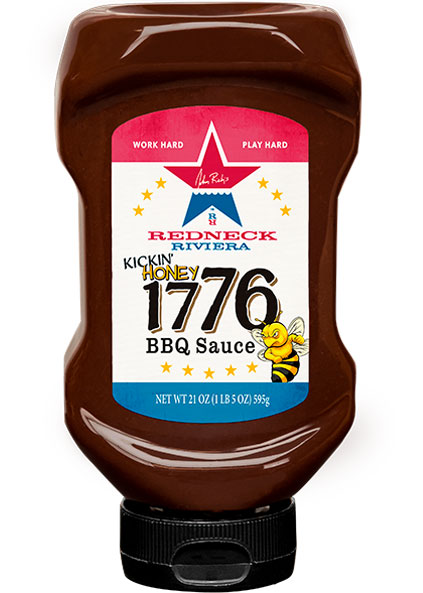 Image of Redneck Riviera Kickin' Honey 1776 BBQ Sauce