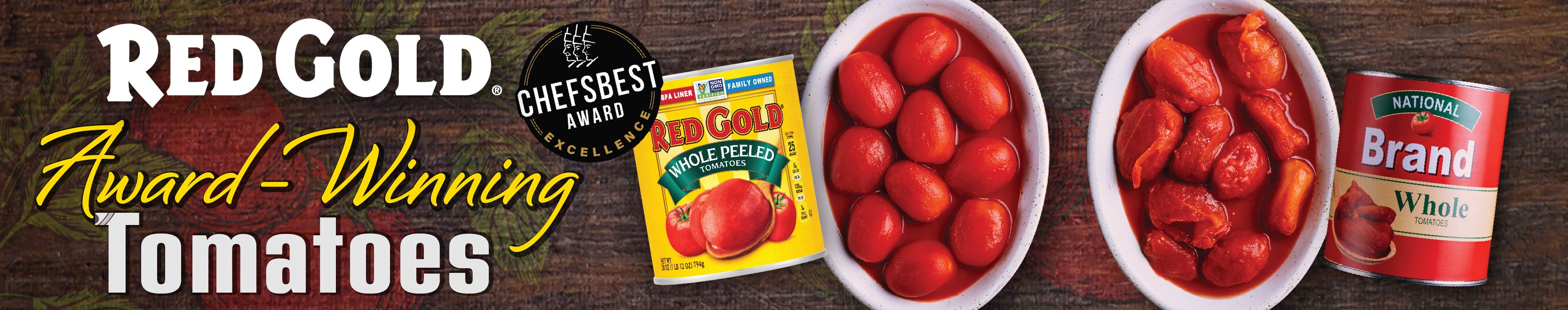 Red Gold Award-Winning Tomatoes Compared to National Leading Brand