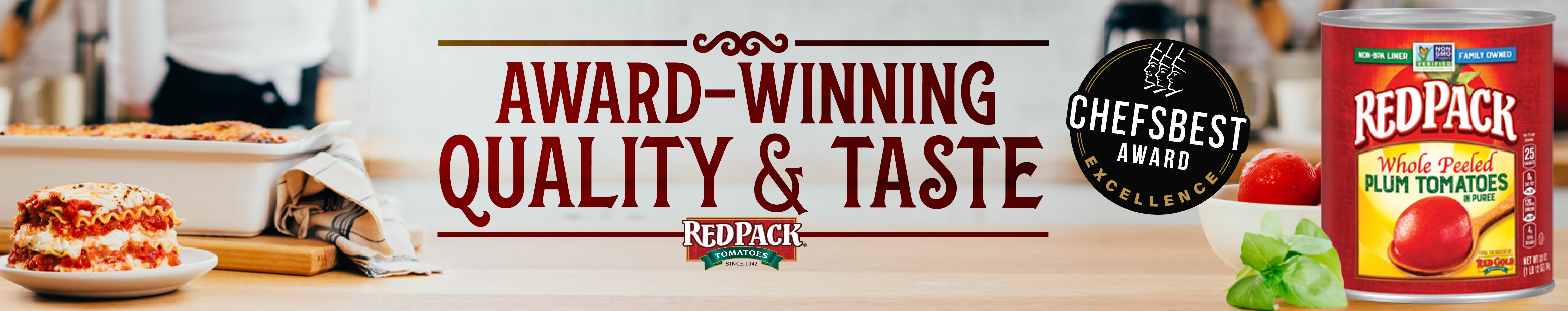 Award-Winning Quality & Taste from Redpack Tomatoes